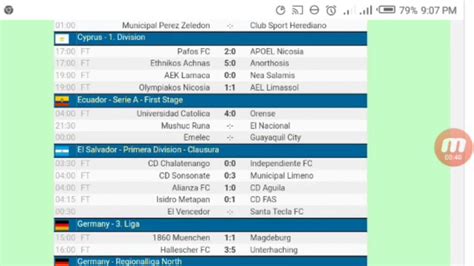 livescore cz